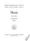 Catalog of Copyright Entries