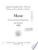 Catalog of Copyright Entries, Third Series