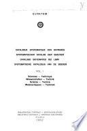 Catalogo Sistematico Dei Libri