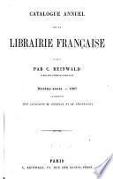 Catalogue annuel de la librairie française 1858-69