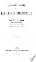 Catalogue annuel de la librairie française