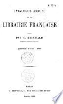 Catalogue annuel de la librairie française