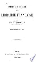 Catalogue annuel de la librairie française