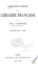 Catalogue annuel de la librairie française