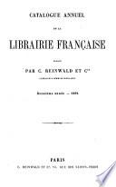 Catalogue annuel de la librairie française pour