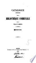 CATALOGUE BIBLIOTHEQUE COMMUNALE