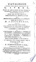 Catalogue d'une très belle collection de livres