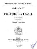 Catalogue de l'histoire de France