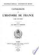 Catalogue de l'Histoire de France