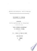 Catalogue de l'histoire de France. Table générale alphabétique des ouvrages anonymes