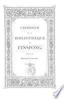 Catalogue de la bibliothèque de Finspong