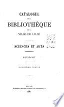 Catalogue de la bibliothèque de la ville de Lille: dl