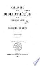 Catalogue de la bibliothèque de la ville de Lille