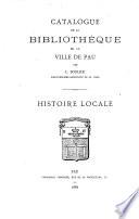 Catalogue de la bibliothèque de la ville de Pau