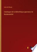 Catalogue de la bibliothèque japonaise de Nordenskiöld