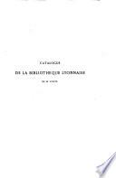 Catalogue de la bibliothèque lyonnaise de M. Coste