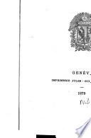 Catalogue de la Bibliothèque publique de Genève ...