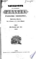 Catalogue de la collection de plantes d'Alexandre Verschaffelt, horticulteur-fleuriste [...].