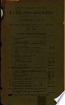 Catalogue de livres anciens et modernes, en vente aux prix marqueés