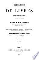 Catalogue de livres bien conditionnés composant la bibliothèque de feu M. H.-M. Erdeven