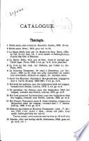 Catalogue [de livres]