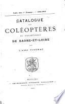 Catalogue des coléoptères du Département de Saone-et-Loire