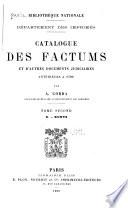 Catalogue des factums et d'autres documents judiciaires anterieurs a 1790: D-Kuntz