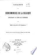 Catalogue des Ichneumonides de la Belgique, appartenant au groupe des Tryphonides