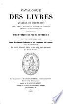 Catalogue des livres anciens et modernes, rares, curieux, singuliers ou facétieux, de littérature, d'histoire, de bibliographie, etc., composant la bibliothèque de feu M. Hottenier. Dont la vente aura lieu Rue des Bons-Enfants, n° 28 (maison Silvestre) [...] le lundi 20 avril 1868, et les cinq jours suivants [...] Par le ministère de Me Guélon-Dubreuil, commissaire-priseur ; assisté de M. Auguste Aubry