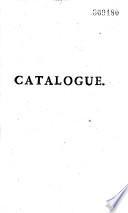 Catalogue des livres de feu M. Dufaure, Gouverneur et Sénéchal de Rouergue... Dont la vente commencera le Lundi, 19 (i.e. 9) Mars 1767 en sa Maison des Fossés Montmartre...