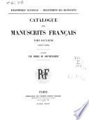 Catalogue des manuscrits français