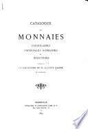 Catalogue des monnaies consulaires, impériales