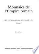 Catalogue des monnaies de l'Empire romain: no. 1. D'Aurélian à Florien, 270-276 après J.-C.
