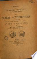 Catalogue des monnaies grecques de la Bibliothèque Nationale