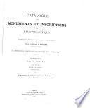 Catalogue des monuments et inscriptions de l'Egypte antique