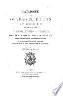 Catalogue des ouvrages, écrits et dessins de toute nature poursuivis, supprimés ou condamnés depuis le 21 Octobre 1814 jusqu'au 31 Juillet 1877