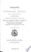 Catalogue des ouvrages, üecrits et dessins de toute nature poursuivis, supprimes ou condamnes depuis le 21. octobre 1814 jusqu'au 31. juillet 1877. Ed. nouv