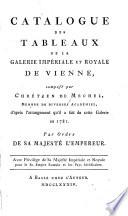 Catalogue des tableaux de la Galerie impʹeriale et royale de Vienne
