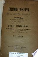Catalogue descriptif des arbres, etc. indigènes ou naturalisées en Suisse