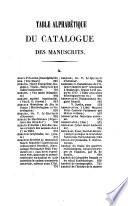 Catalogue descriptif et raisonné des manuscrits de la bibliothèque de Douai