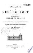 Catalogue du musée Guimet