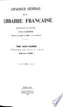 Catalogue général de la librairie française: 1913-1915. (Suppl.: Auteurs morts au champ d'honneur et victimes de la guerre (1914-1918) 4 p.)