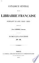 Catalogue général de la librairie française: 1922-1925. Tables des matières