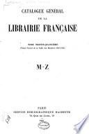 Catalogue général de la librairie française