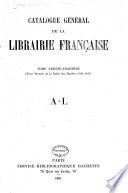 Catalogue général de la librairie française