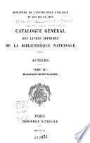 Catalogue général des livres imprimés: auteurs - collectivités-auteurs - anonymes, 1960-1964