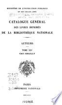 Catalogue général des livres imprimés: auteurs - collectivités-auteurs - anonymes, 1960-1964