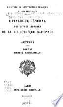 Catalogue général des livres imprimés: auteurs - collectivités-auteurs - anonymes, 1960-1964