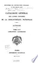 Catalogue général des livres imprimés: auteurs - collectivités-auteurs - anonymes, 1960-1964