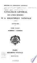 Catalogue général des livres imprimés: auteurs - collectivités-auteurs - anonymes, 1960-1964
